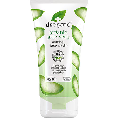 Dr. Organic Aloe Vera Soothing Face Wash | 150 ml fra Dr. Organic