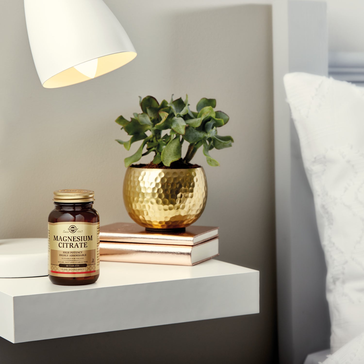Solgar Magnesium Citrate 200 Mg | 60 Tabl. fra Solgar