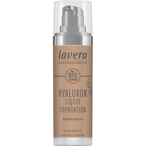 lavera Foundation Natural Beige 05 Hyaluron Liquid | 30 ml fra lavera