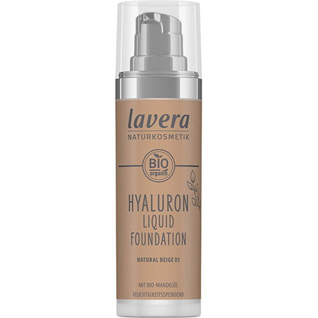 lavera Foundation Natural Beige 05 Hyaluron Liquid | 30 ml fra lavera