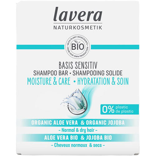 lavera Shampoo Bar Moisture & Care - Basis Sensitiv | 50 gr fra lavera