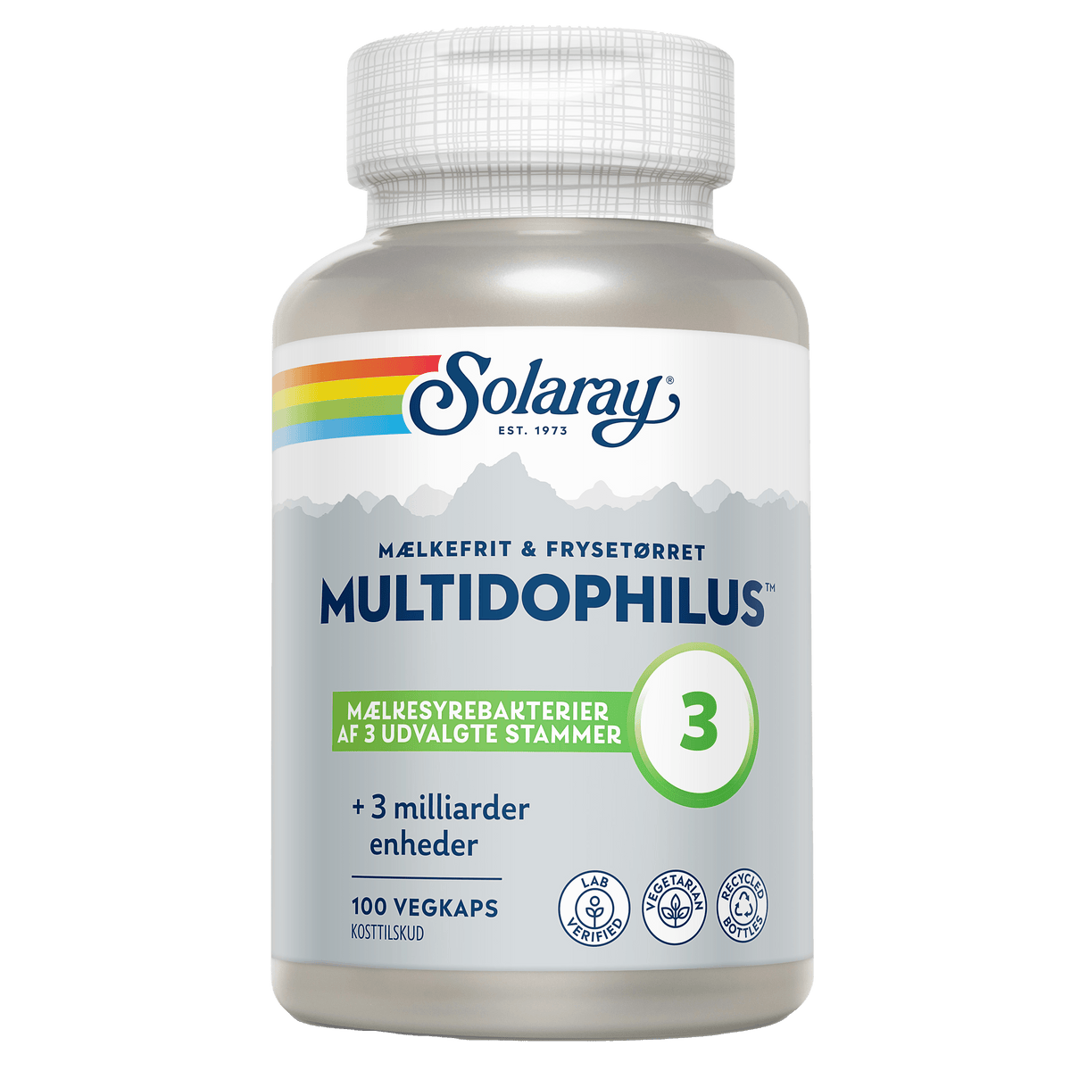 Solaray Multidophilus 3 Melkefri | 100 Kapsler fra Solaray