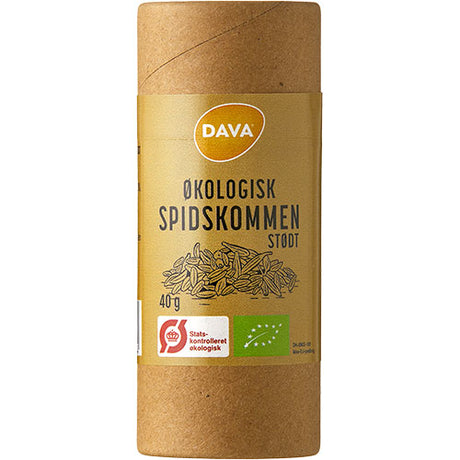 Økologisk spisskummen, malt fra DAVA