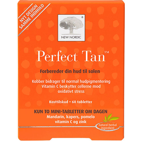 New Nordic Skin Care Perfect Tan | 60 Tabl. fra New Nordic