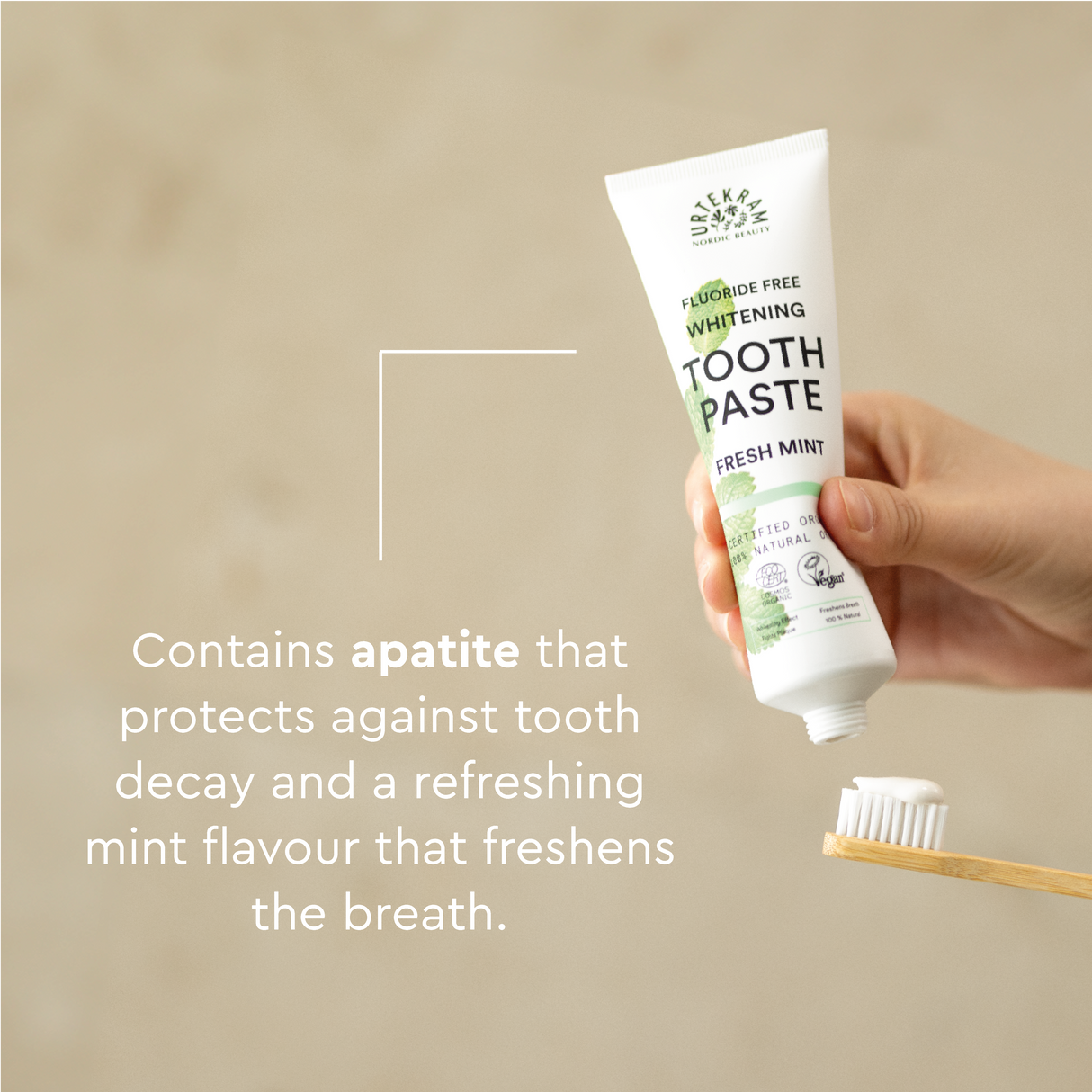 Urtekram Tannkrem Fresh Mint | 75 ml fra Urtekram