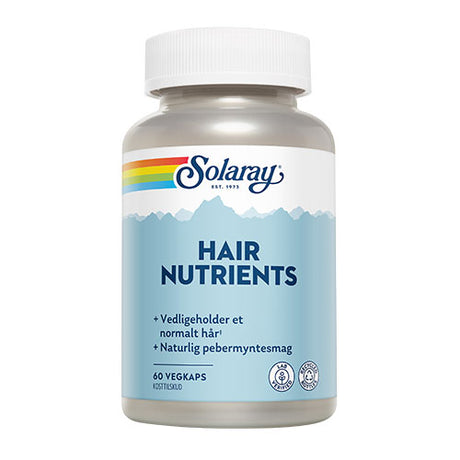 Solaray Hair Nutrients | 60 kapsler fra Solaray