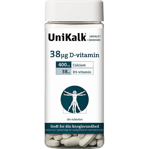 38µg D-vitamin fra Unikalk
