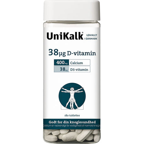 38µg D-vitamin fra Unikalk