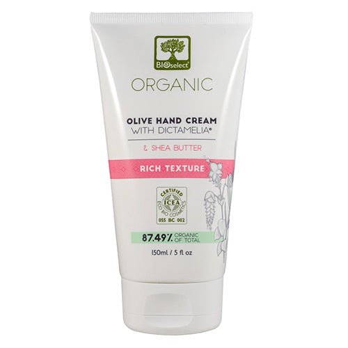 Olive Hand Cream, Rich Texture fra BIOselect