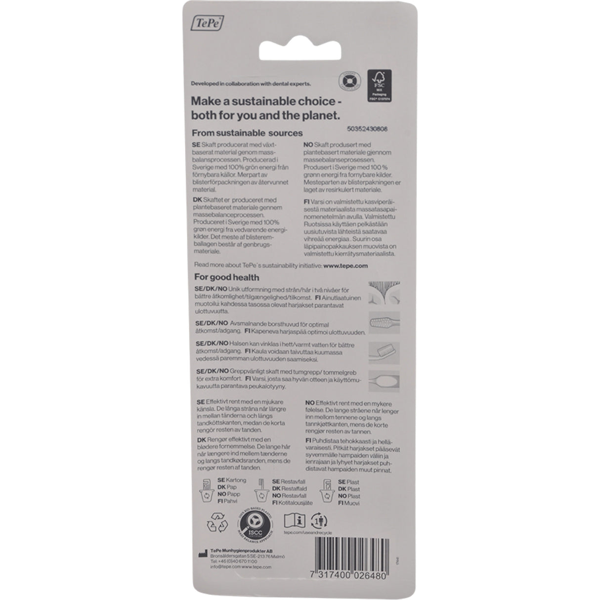 Supreme Soft Tannbørste fra TePe