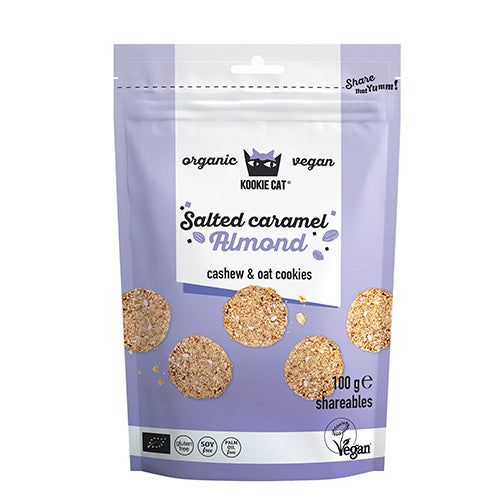 Kookie Cat Salted Karamel Mandel Ø | 100 gr fra Kookie Cat
