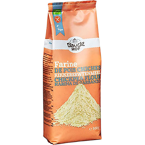 Kikertmel Glutenfritt Øko fra Bauckhof