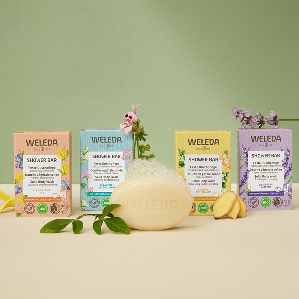 Weleda Shower Bar Lavender | 75 gr fra Weleda
