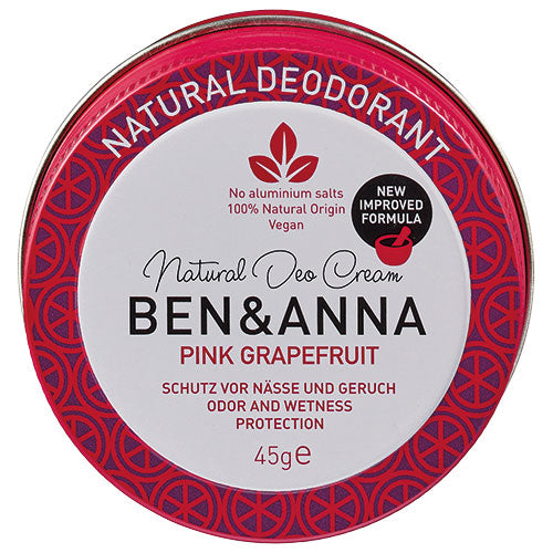 Ben & Anna Deo Cream (45 gr) | Pink Grapefruit fra Ben & Anna