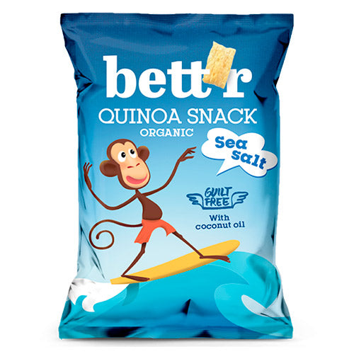 bett’r Quinoasnack Havsalt Økologisk | 50 gr fra bett’r
