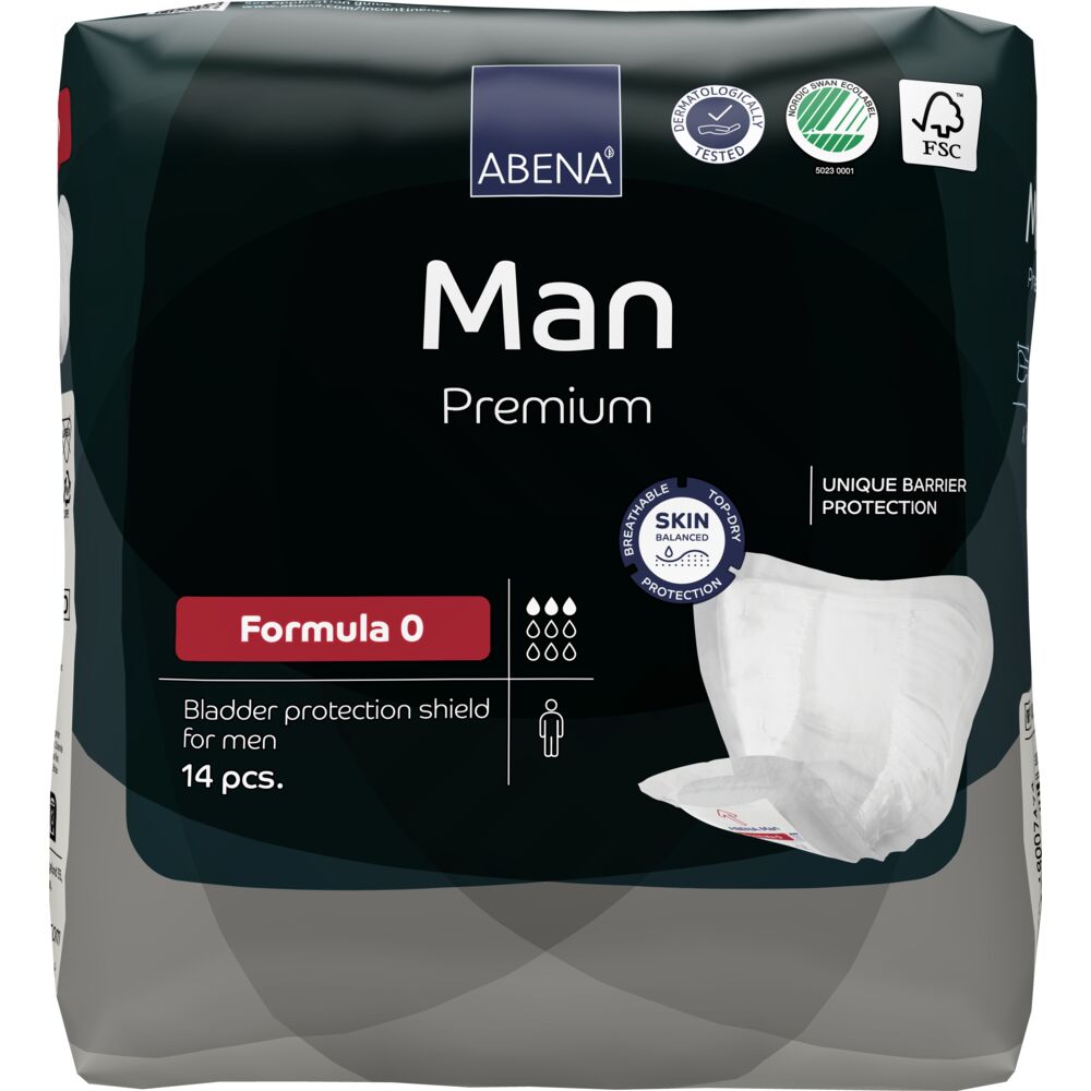 Abena Man Formula 0 Inkontinensbeskyttelse | 14 stk