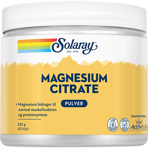 Magnesiumsitrat fra Solaray