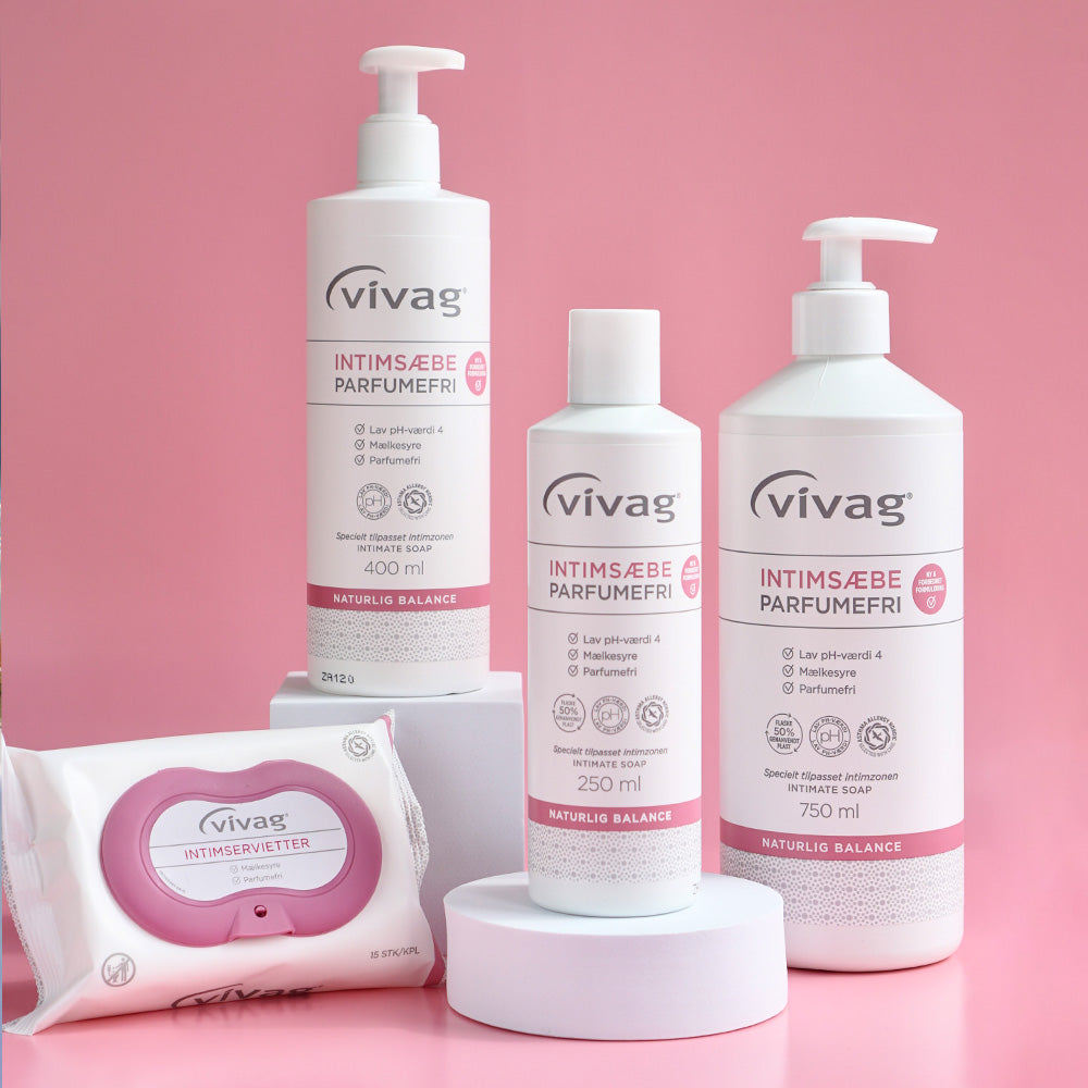 Intimsåpe Parfymefri fra Vivag
