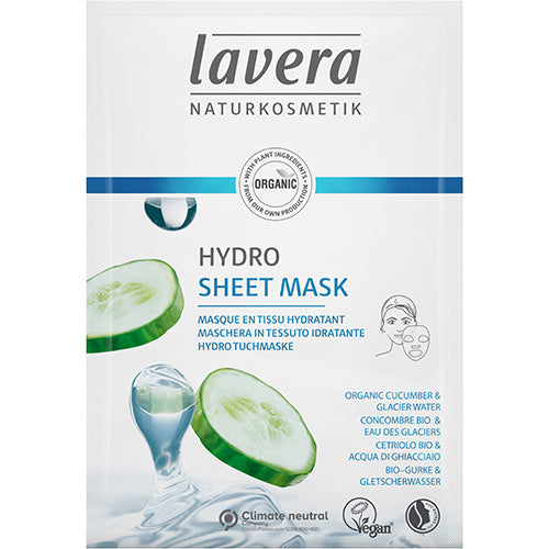 lavera Sheet Mask Hydrating M. Agurk fra lavera
