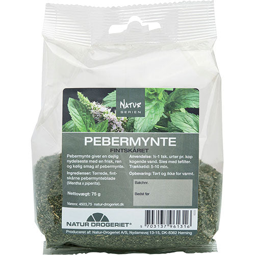 Natur-Drogeriet Peppermynte Fint Skåret | 75 g fra Natur-Drogeriet