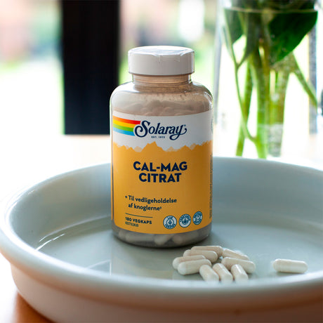 Calcium Magnesium Citrat fra Solaray