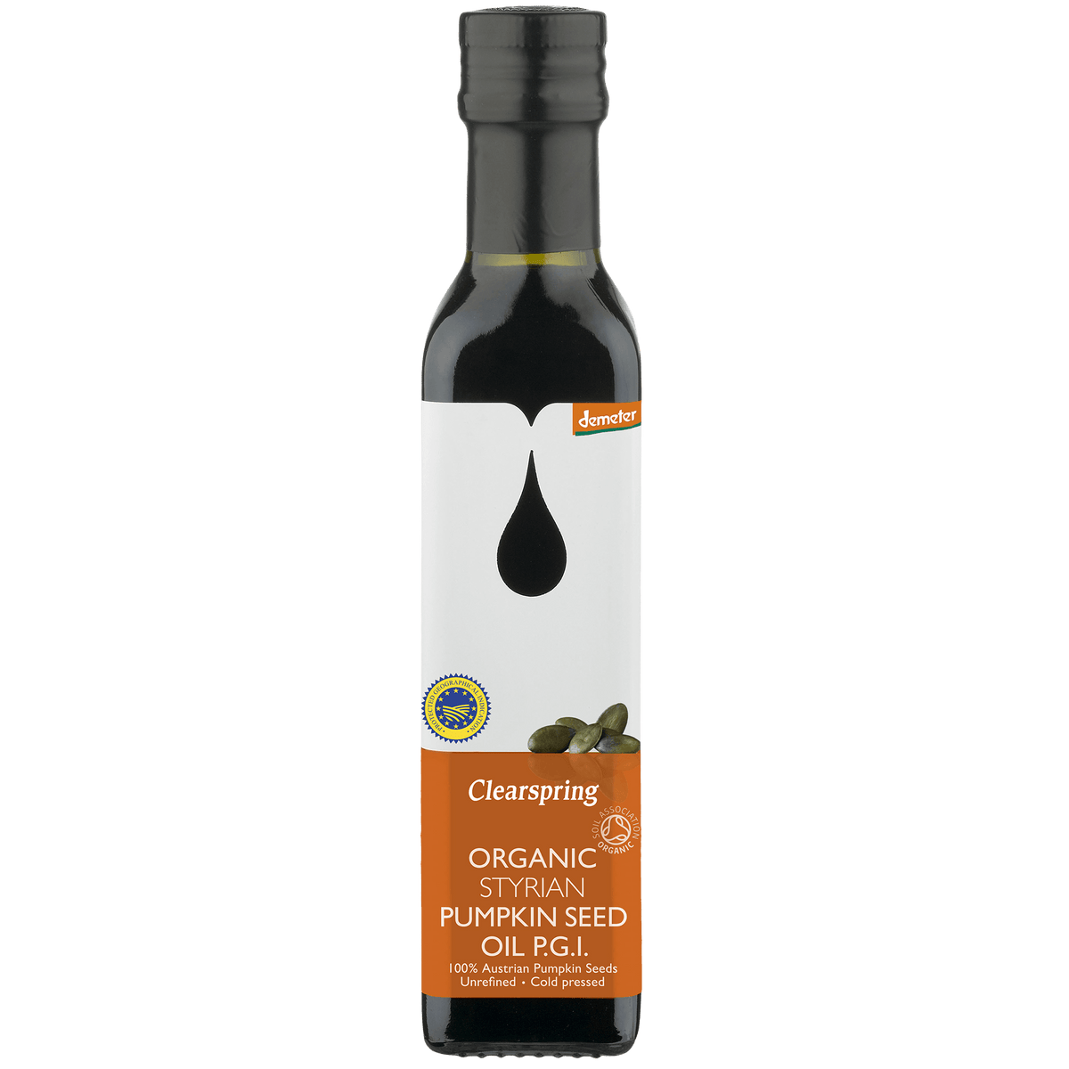 Clearspring Gresskarkjerneolje Ristet | 250 ml fra Clearspring