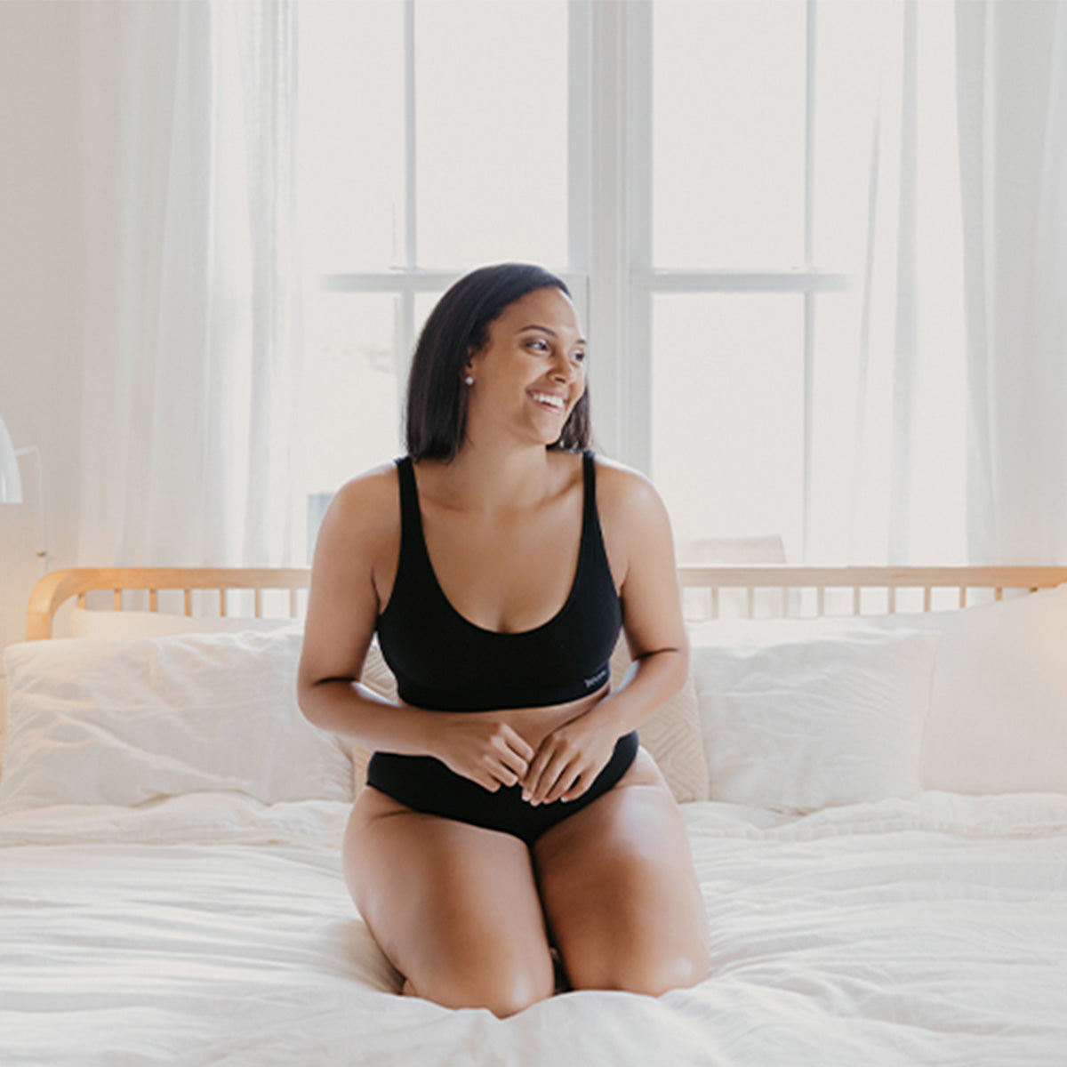 Boody Padded Bra Sort | Str. M fra Boody