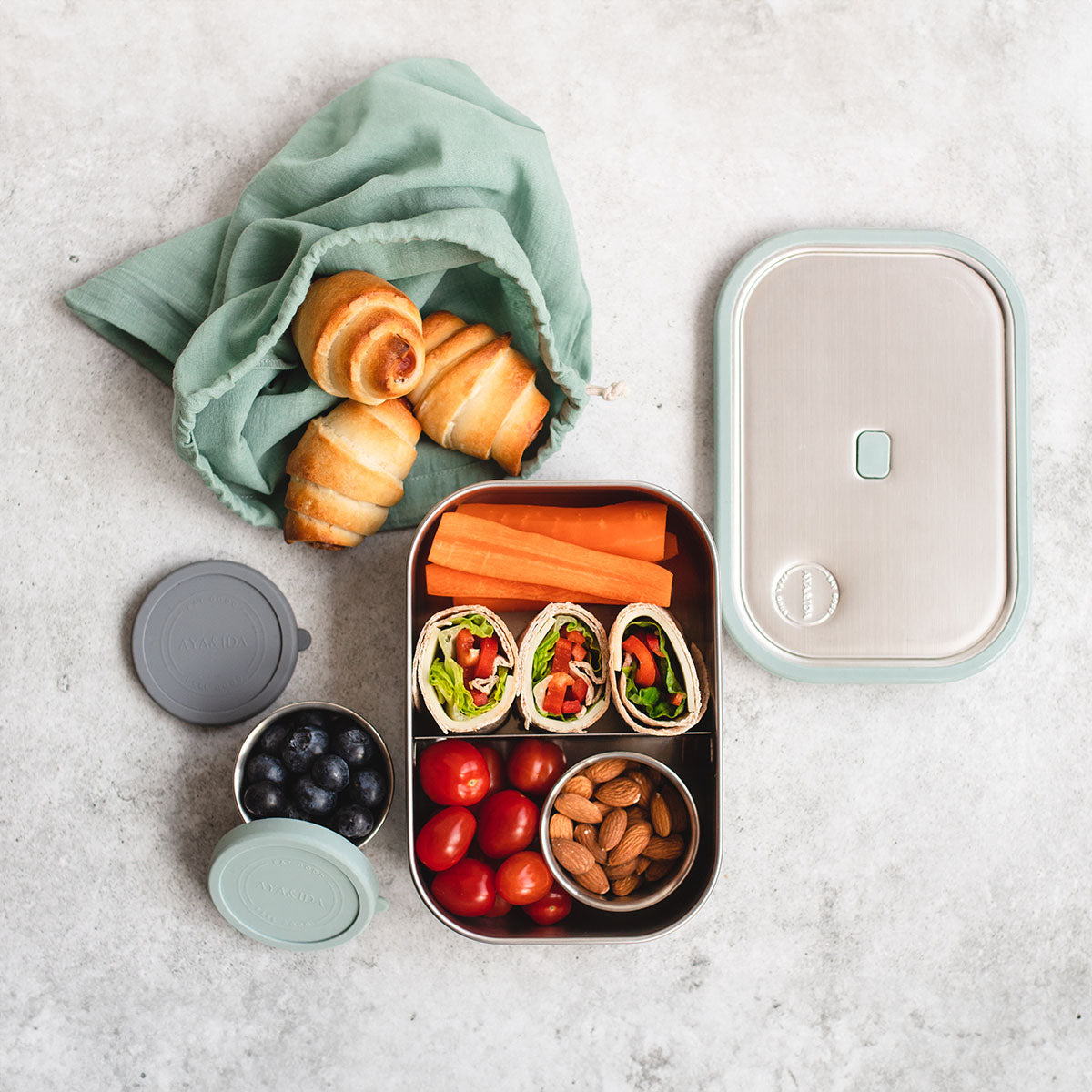 Lunsjboks Mintgrønn fra AYA&IDA
