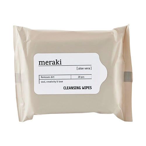 Forfriskende våtservietter Aloe vera fra Meraki