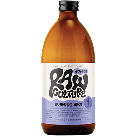 Kombucha Evening Shot Øko fra Raw Culture