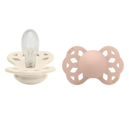 Infinity Silikon Symmetrisk 6mnd+ (Ivory/ Blush) 2 stk fra BIBS
