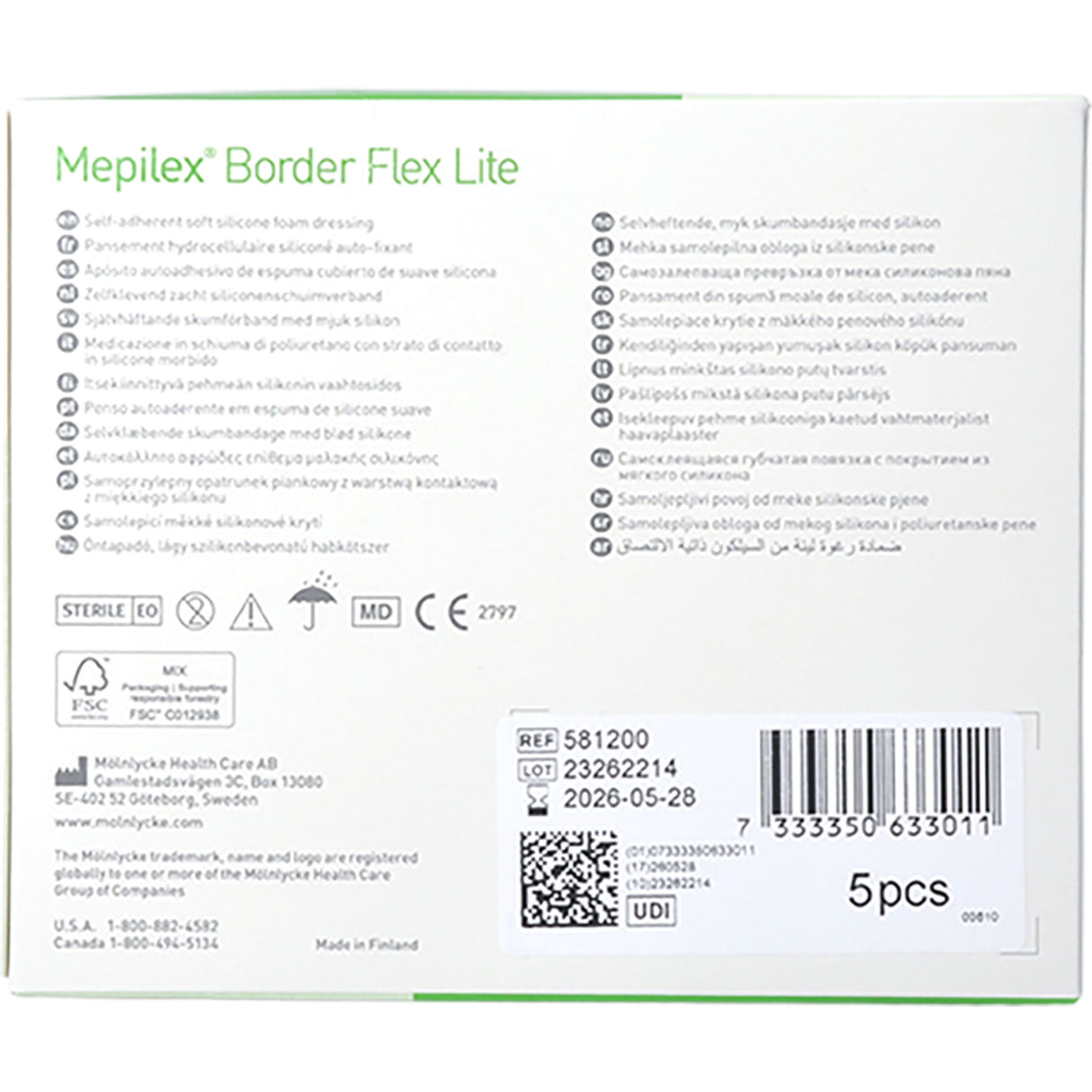 Border Flex Lite fra Mepilex