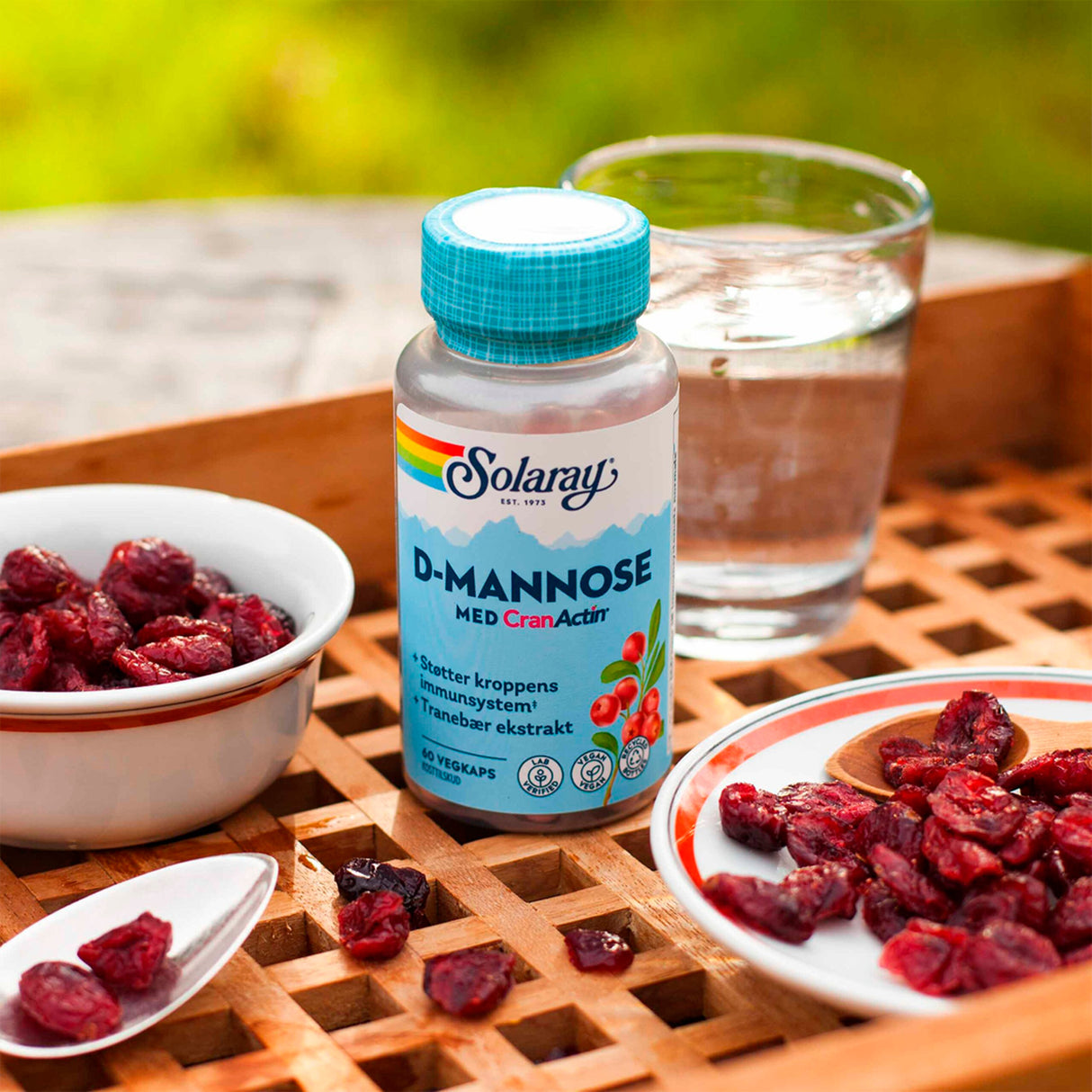 Solaray D-mannose Med Cranactin | 60 kapsler fra Solaray