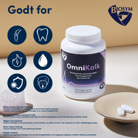 Biosym Omnikalk | 120 Tabl. fra Biosym