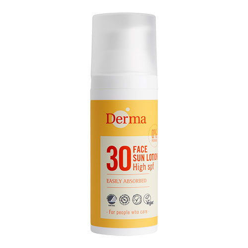 Solkrem Ansikt med SPF30 UVA/UVB fra Derma