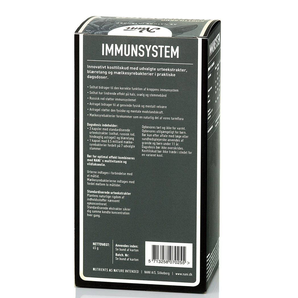 Immunsystem Kurpakke fra Nani