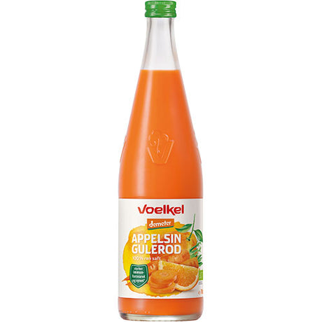 Appelsin- og Gulerotsjuice Øko Demeter fra Voelkel