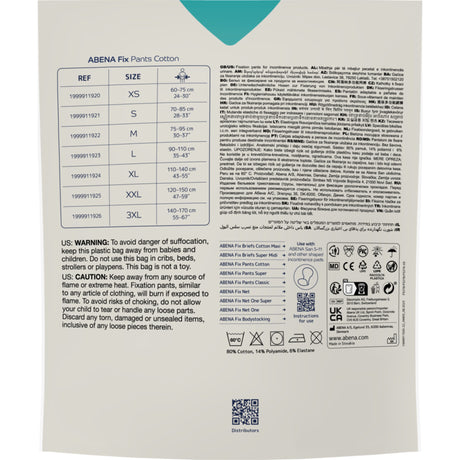 Fix Pants Fikseringsbukser Bomull, XXL med ben fra Abena