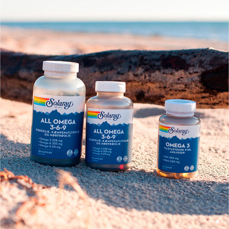 Solaray All Omega 3-6-9 | 180 kapsler fra Solaray