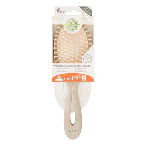 Biodegradable Gentle Detangling Brush fra So Eco