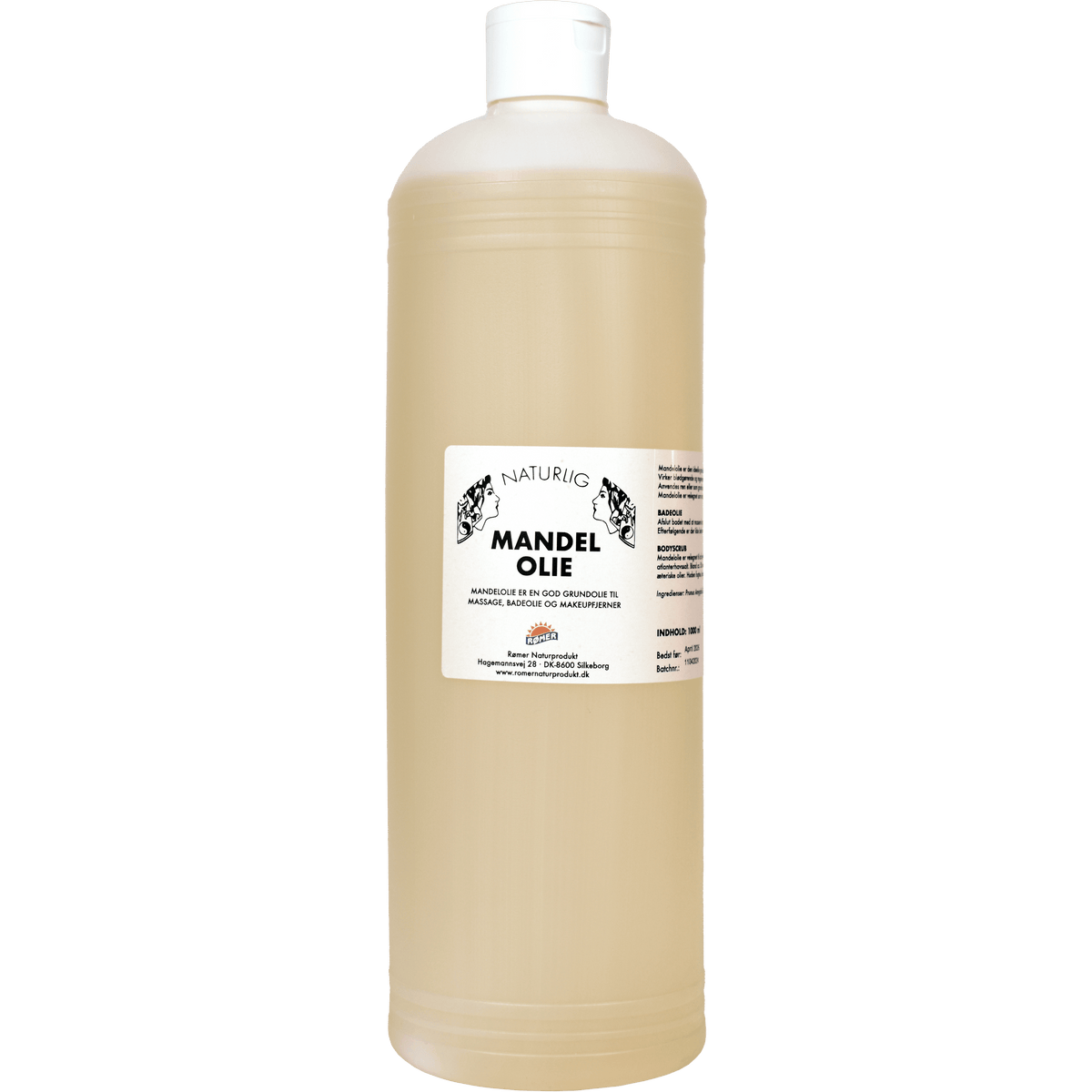 Rømer 100% Naturlig Mandelolje Massasjeolje | 1 liter