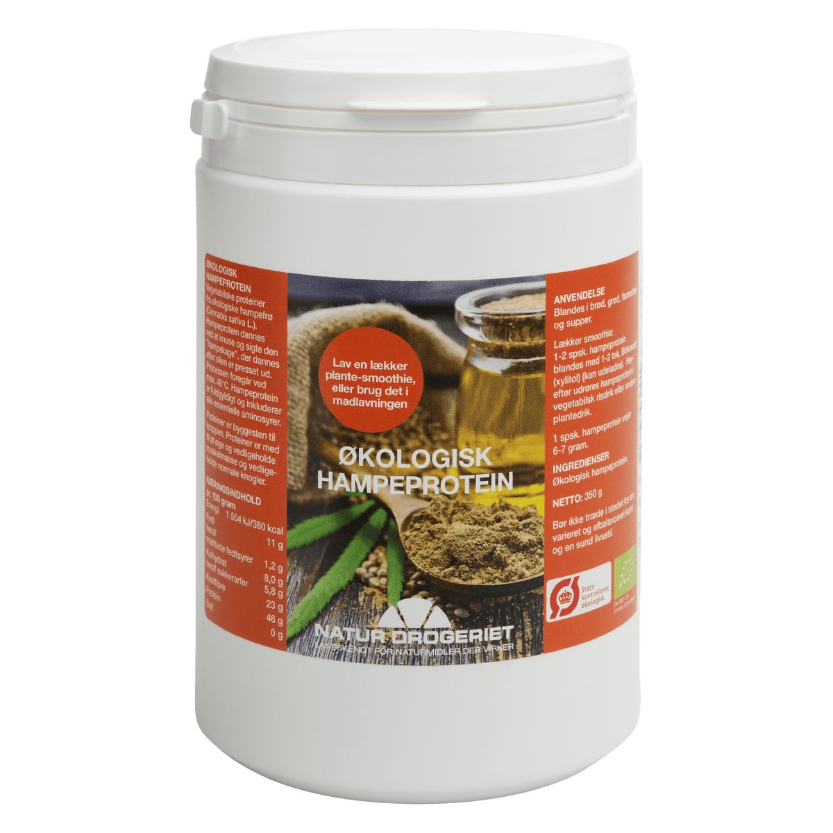 Natur-Drogeriet Hamp Protein Complex Økologisk | 350 g