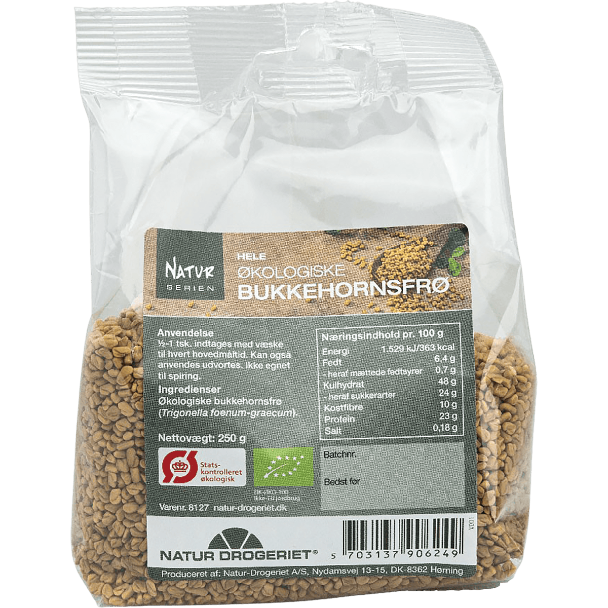 Natur-Drogeriet Bukkehornkløverfrø Økologisk | 250 g fra Natur-Drogeriet