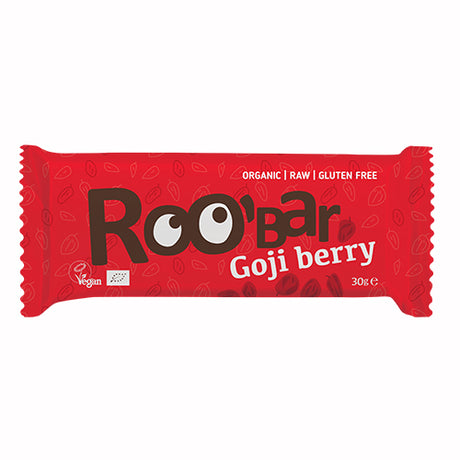 ROO'bar Bar Gojibær Roobar Økologisk | 40 gr fra ROO'bar