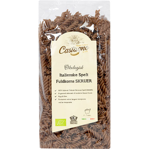 Spelt Skruer Fullkorn Ø fra Castagno