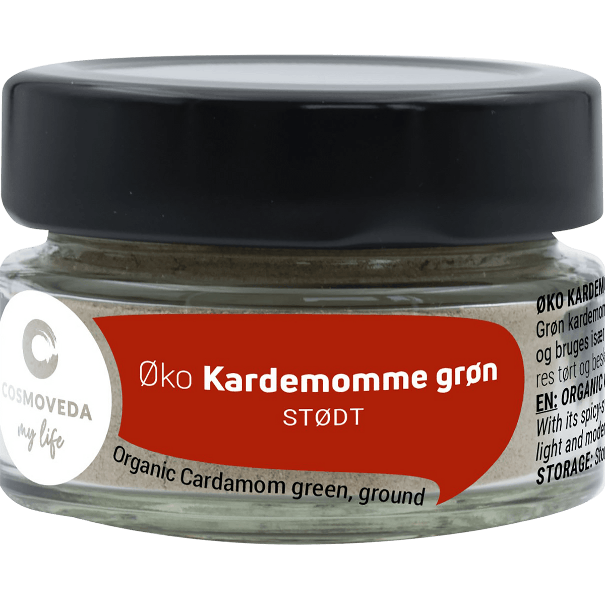 Cosmoveda Kardemomme pulver Økologisk | 22 g