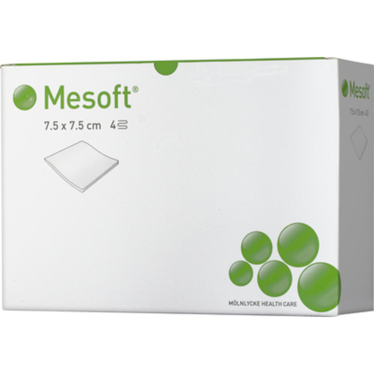 Mesoft Kompress 7,5 x 7,5 cm fra Mepore