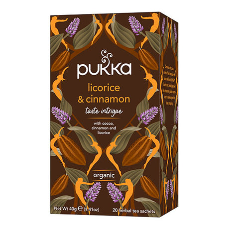 Lakris og Kanel Te fra Pukka