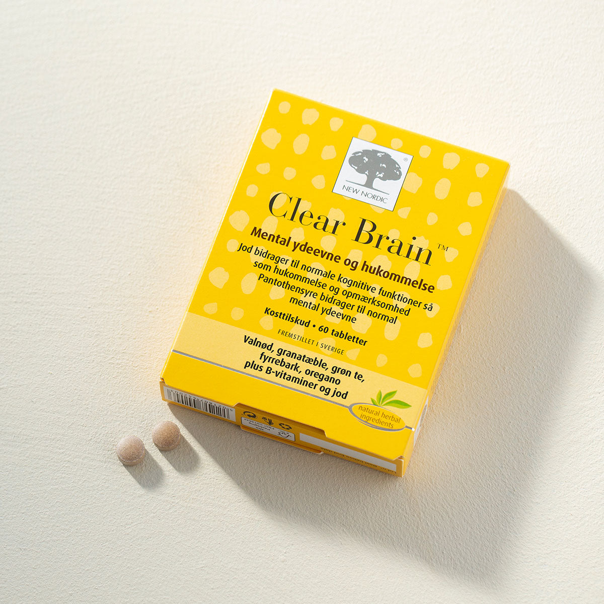 New Nordic Clear Brain | 60 Tabl. fra New Nordic