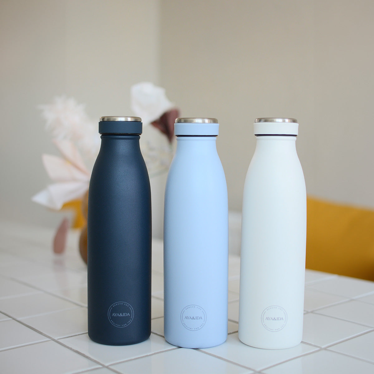 Termos Drikkeflaske Rustfritt Stål Marineblå fra AYA&IDA